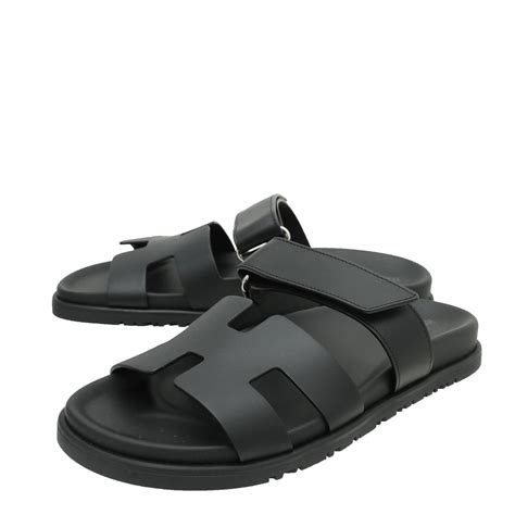 hermes aloha black|hermes chypre sandals black.